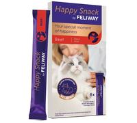 CEVA SALUTE ANIMALE SpA Snack Feliway Happy al manzo per gatti, 6 stick