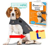 Ceva THUNDERSHIRT Dog Gilet Grigio → Cappottino Calmante per Cani contro Ansia