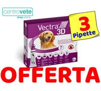 Ceva VECTRA 3D Antiparassitario per cani da 25 a 40 Kg → 3 Pipette da 4,7 ml