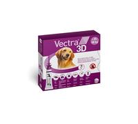 Ceva VECTRA 3D Antiparassitario Spot on per cani da 25 a 40 Kg → 3 Pipette