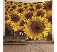 CEVAN Arazzo Kpop Telo Arredo Copritutto Divano Girasole Arazzo Da Parete New York Murales Da Parete Camera Da Letto Giallo Decorazione Murale Appesa In Tessuto 100x70cm