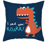 CEVAN Poliestere Copricuscini Orientali Federa Cuscino Letto Cartone Animato Simpatico Dinosauro Federe per Cuscini Lunghi Copricuscino Divano Seduta 40x40cm,1Pcs