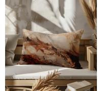 CEVAN Rettangolare Federa Cuscini Letto Federe Cuscino Cotone Grande Seta Modello Marmo, Fodere Quadrati Divano Ufficio Tessuto Premium Rinforzato 50x75cm