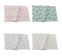 CEVAN Sweet Home Sottopiatto Tovaglietta Cotone Pranzo Set di 4, Sottopiatti Sfoderabili Tovagliette Americane in per La Tavola Cucina, Le Riunioni di Famiglia, 32x42cm