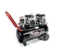 CEVIK PRO - CA-PRO103SILENT - Compressore Aria Silenzioso - 68 dB - 100L - 3HP - Max 9 Bar - 390 l/min - Senza Olio - Doppia Uscita - Compatto e Portatile - Compressore Pittura e Aria Compressa