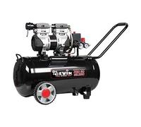 CEVIK PRO CA-PRO50SILENC - Compressore Aria Silenzioso 50L - 1.5HP - 150 l/min - 8 Bar - Senza Olio - Compatto - Doppia Uscita - Compressore per Verniciatura e Pneumatica