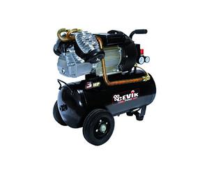 CEVIK PRO - CA-PRO50VX - Compressore Aria-Testata a V - 72 dB-50 Litri -3HP-Max 8 Bar-357 l/min-Con Olio-Doppia Uscita Aria - Compatto e Portatile-Compressore per Verniciatura e Utensili Pneumatici