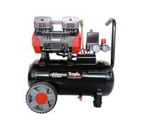 CEVIK PRO CA-PRO52XS - Compressore Aria Silenzioso 50L - 2HP - 230 l/min - 8 Bar - 72 dB - Senza Olio - Compatto - Doppia Uscita - Compressore per Verniciatura e Pneumatica