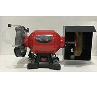 CEVIK PRO - CP10-150MIXTA Mola da Banco Combinata 450W - Mola e Spazzola 150 mm - 2950 rpm - Smerigliatrice e Lucidatrice per Officina e Affilacoltelli