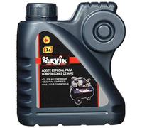 CEVIK PRO - Olio Compressore Aria e Utensili Pneumatici - 1 Litro - Base Minerale SAE30/40 - Compatibile con Compressore a Pistone - Olio Lubrificante - Manutenzione Ridotta - Funzionamento Efficiente
