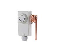 Cewal Termostato Di Regolazione Ad Immersione 30°-90°C, HVAC, Touch, Batteria, Montaggio A Parete, Plastica, Capillare Esterno 1mt