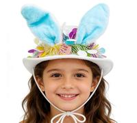 Ceweao Cappello con orecchie di coniglio, copricapo festivo Western in stile, cappello di Pasqua per bambini, per la ricerca di uova, feste di compleanno, riunioni di famiglia, feste in costume