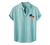 CEWIFO Camicie Uomo Estive Particolari Lunga Il Piccolo con Grande Manica Corta Taglie Forti T-Shirt Ragazzo Magliette Personalizzate Retro