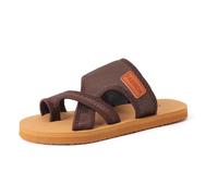 CEWIFO Ciabatte Donna Spugna Flip Flop Ciabatte Infradito Donna Tessuto Estive Comode Casual Spiaggia (Coffee, 38)