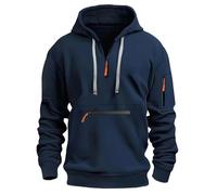 CEWIFO Felpe Uomo con Cappuccio Pesanti Invernali e Zip Felpa Y2k Maglioni Lana Giacca Giubbotto da Lavoro Varsity Jacket Ragazza Streetwear