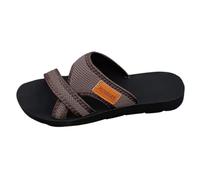 CEWIFO Flip Flop Ciabatte Donna Spugna Infradito Donna Tessuto Comode Pantofole Casual Spiaggia Esterno (Coffee, 37)