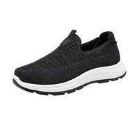 CEWIFO Scarpe Donna Pianta Larga da Passeggio Leggere per Stile Casual e Comfort Quotidiano Traspiranti con Suola Morbida Ideali Tutte Le attività di Città Relax (Black, 37)