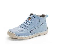 CEWIFO Scarpe Ortopediche Ultra Comode Slip On Donna Platform Stivaletti Casual con Suola Morbida e Dettagli Artigianali per un Moderno Comodo (Blue, 41)
