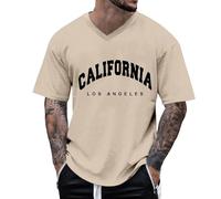 CEWIFO T Shirt Uomo Cotone Personalizzate Regular Fit Pantaloncini Robe di Camicia Maglie Maniche Lunghe Leggere Forte T-Shirt 4XL Taglie Forti Manica Corta