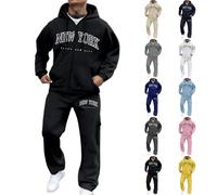 CEWIFO Tuta Termica da Lavoro Uomo Completa Poliestere Moto in Pelle Intera Hoodies Giacche con Cappuccio Impermeabile Anti Felpa Anime Y2k Men