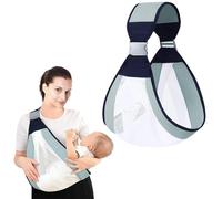 CEWROM Marsupio laterale per neonato, leggero marsupio per neonati dalla nascita, tracolla regolabile, per neonati, da 0 a 36 mesi, fino a 20 kg