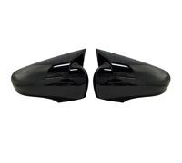 CEWSUIO Calotta CoperturaSpecchio Compatibile con Clio 4 2012 2013 2014 2015 2016 2017 2018 2019 Covers Tappi Specchietto Retrovisore Copertura Accessori Auto Ricambio(Bright Black)