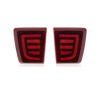 CEWSUIO Fanale posteriore Compatibile Con Mitsubishi Per Pajero Per Shogun V97 V98 V87 V93 V95 Per Montero 2007-2020 Indicatore Direzione Luce Auto 12V Catariflettente Paraurti(Red)