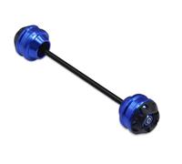 CEWSUIO per XT1200Z per XT1200ZE per Super per Tenere 2010-2024 Motocicletta Drop Ball Anteriore Posteriore Ruota Forcella Slider Protector Parti Accessori Moto Ruota ASSE Paratelaio(Blue,Rear Wheel)