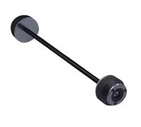 CEWSUIO per Z900se 2023 2024 Parti Modificate per Moto Protezione Ruota Assale Anteriore Posteriore per Moto Forcella Slider Antiurto Protezione Anticaduta Moto Ruota ASSE Paratelaio(Metallic,Rear)