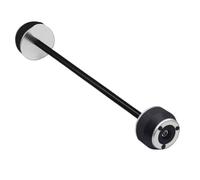 CEWSUIO per Z900se 2023 2024 Parti Modificate per Moto Protezione Ruota Assale Anteriore Posteriore per Moto Forcella Slider Antiurto Protezione Anticaduta Moto Ruota ASSE Paratelaio(Silver,Rear)