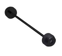 CEWSUIO per Z900se 2023 2024 Parti Modificate per Moto Protezione Ruota Assale Anteriore Posteriore per Moto Forcella Slider Antiurto Protezione Anticaduta Moto Ruota ASSE Paratelaio(Black,Rear)