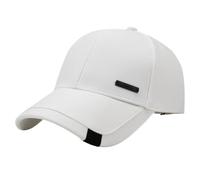 Cexiakong Berretto da baseball da uomo e donna, vintage, protezione solare, per primavera e autunno, con tesa curva, classico, sportivo, unisex, per sport all'aria aperta, bianco, Taglia unica