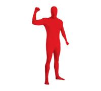 Cexiakong Costume invisibile da uomo, costume da palcoscenico da donna, costume di Halloween, per cosplay, decorazione per tutto il corpo, per uomini e donne, per il corpo, Colore: rosso, S