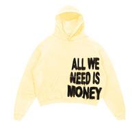 Cexiakong Felpa con cappuccio da uomo anime Y2K Style Pullover con cappuccio Harajuku Streetwear, felpa invernale comoda a maniche lunghe, oversize, con cappuccio, casual, con cappuccio, O giallo