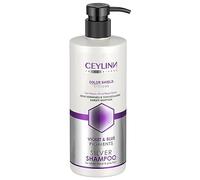 Ceylinn SILVER SHAMPOO - Shampoo protettivo e anti-arancio - per capelli biondi, grigi e bianchi - Mantieni vivo il colore dei capelli - 500 ml (1 pezzo)