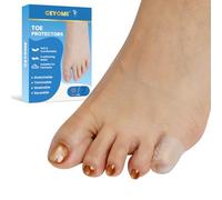 CEYOME Protezioni per dita dei piedi per donne e uomini, 16 pezzi, in gel trasparente, traspirante, taglia S, per dita dei piedi, morbide e anti-attrito, per calli, vesciche, unghie mancanti o