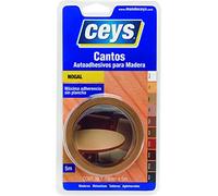 Ceys 851302 - Bordo melaminico, rotolo da 5 m, Noce