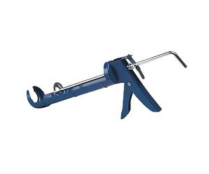 Ceys - Pistola sigillante universale professionale - plicatore con molla in silicone e mastice - Blu