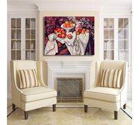 Cezanne natura morta 51 design quadro stampa tela dipinto con telaio arredo casa