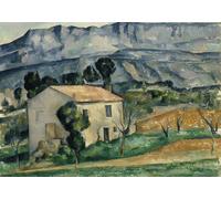 Cezanne quadro stampa tela dipinto con telaio arredo casa design modern art