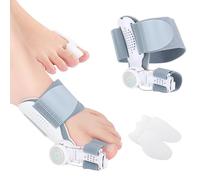 Cezlstesy Alluce Valgo Correttore, Tutore Alluce Valgo Manopola Regolabile e Separatore Dita Piede, Raddrizza Dita Piedi, Ridurre il Dolore all'alluce Valgo, per Giorno Notte Unisex