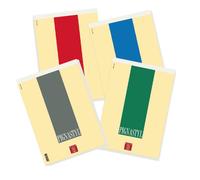 CF. 10 BLOCK NOTES CON PUNTO METALLICO 70 FOGLI A4 21X29,7 BIANCO GR 80