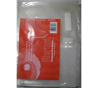 Cf. 10 Buste Foratura Universale a Soffietto Personabilizzabile con Lembo di Chiusura a Velcro