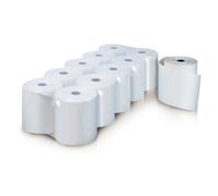 Cf. 10 Rotoli Termici mm 57x45 mt Omologati per Registratore di Cassa 1C06