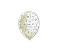 Cf. 100 Palloncini Matrimonio Sposi Gas Elio Bianco Decori Addobbi Festa