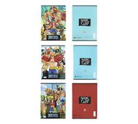 CF 12 PZ ASSORTITI Comix One Piece Maxi Quaderno Rigo 10Mm +30% 71900