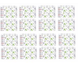 CF. 192 ROTOLI CARTA IGIENICA 2 VELI BIOTECH 165 STRAPPI PAPERNET 407569