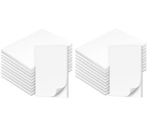 CF. 20 BLOCCHI BIANCHI DA 50 FG COLLATI LATO CORTO PER APPUNTI CM. 10 X 15