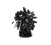 PartyDeco CF. 4 Pesetti per Palloncini Elio, Colore Nero, 130 g