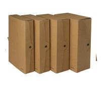 CF. 5 SCATOLE PROGETTO CON BOTTONE STARLINE GREEN FORMATO 25X35 CM 6 VARIANTI